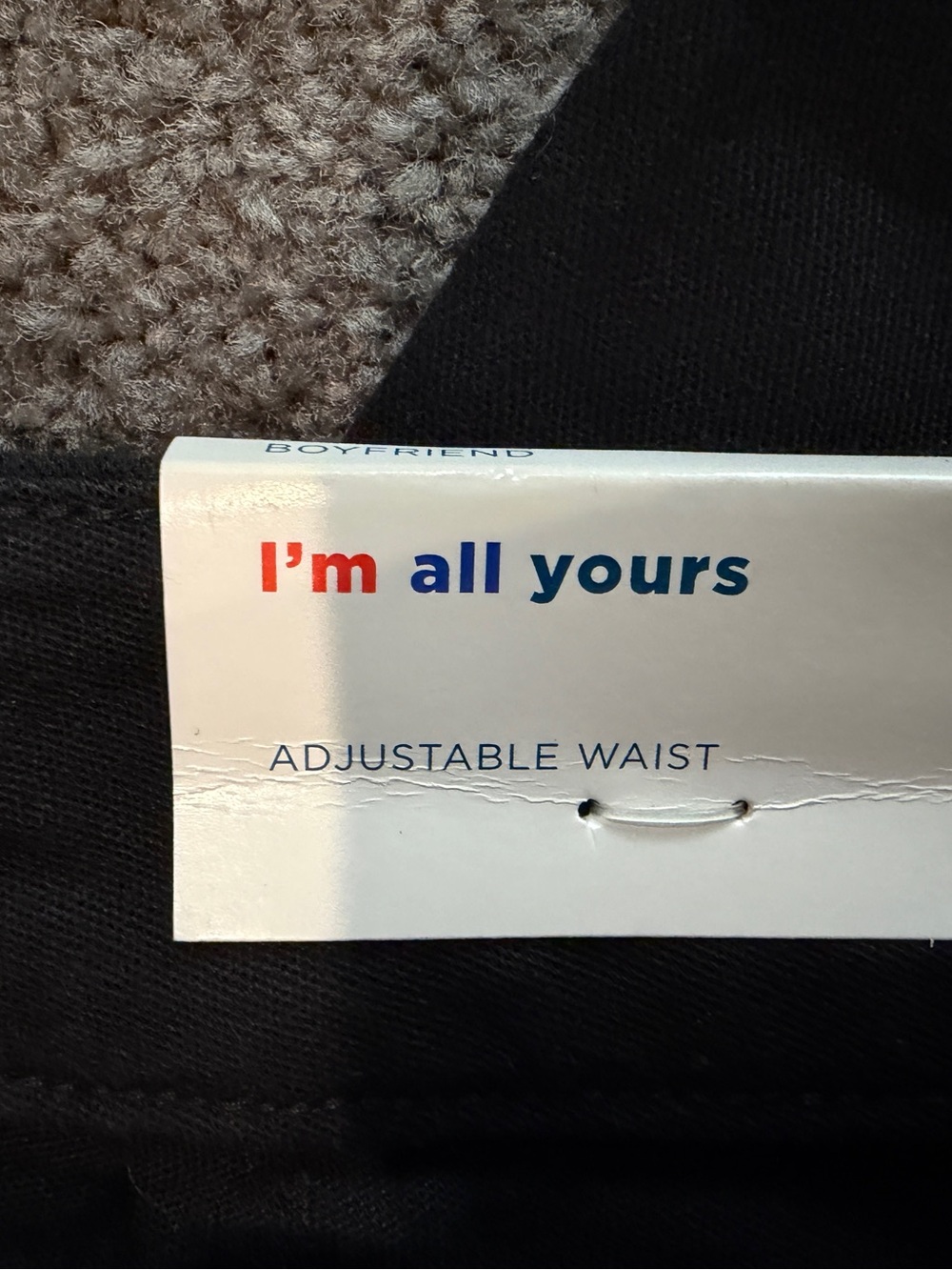 Old Navy black High rise boyfriend pants - Picture 10 of 11